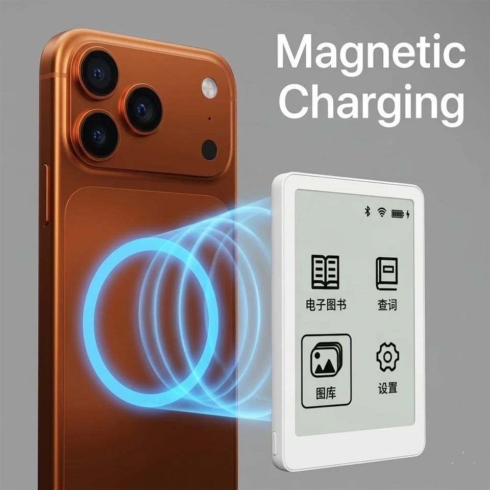 Custom Magnetic E-reader E-ink